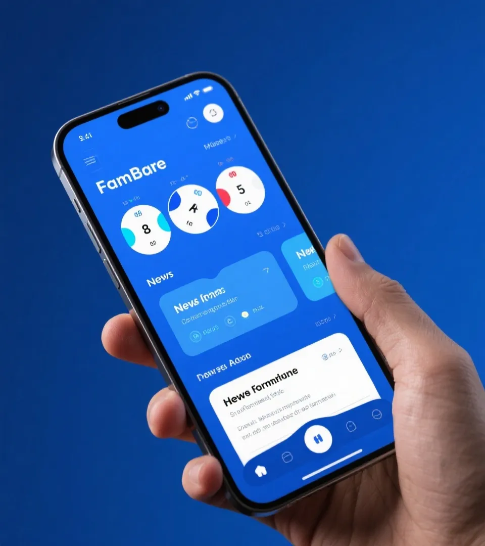移动端内容聚合界面示意图